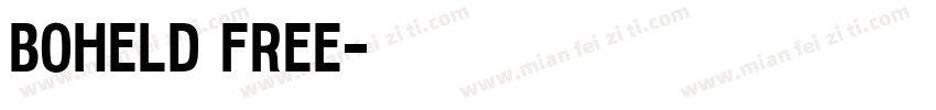 Boheld Free字体转换